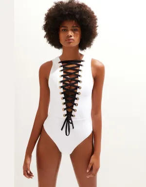 Naomi One Piece in White