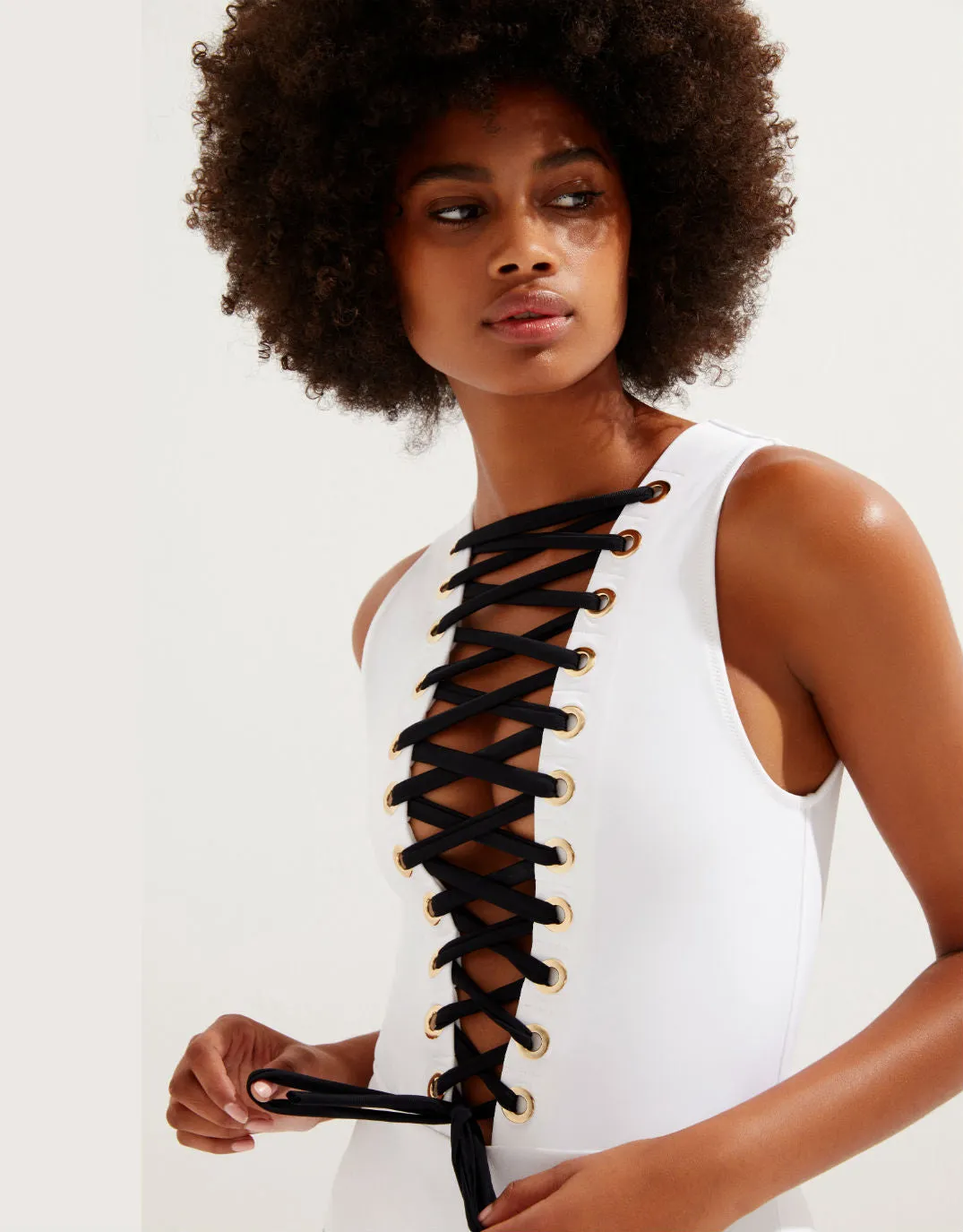 Naomi One Piece in White
