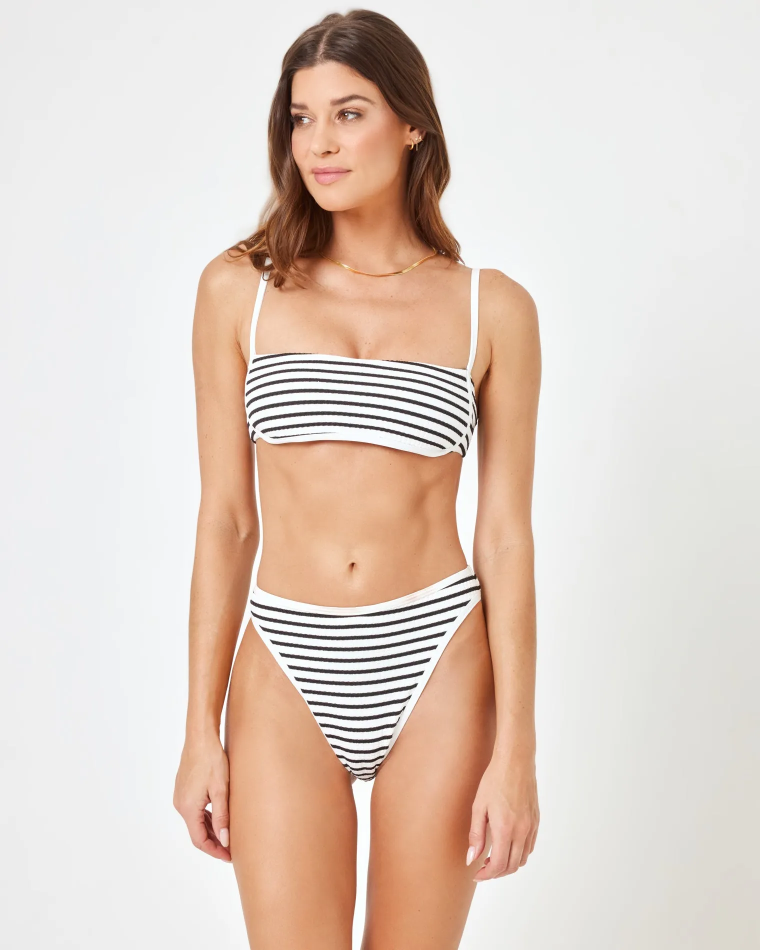 Nora Bikini Bottom - Sail Along Stripe