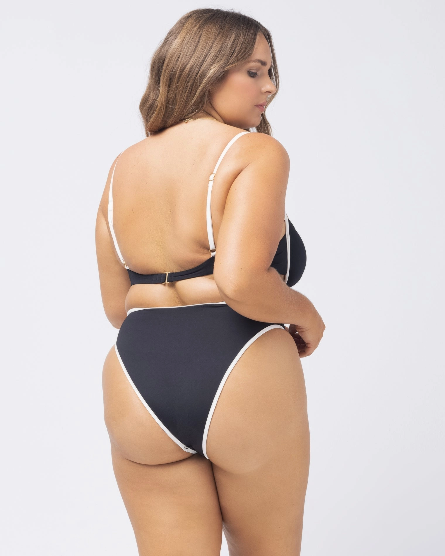 Nora Bikini Bottom - Black Cream