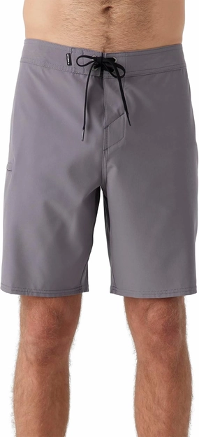 O'NEILL Men's 19 Inch Solid Boardshorts - Water Resistant Swim Trunks for Men with Quick Dry Stretch Fabric and Pockets