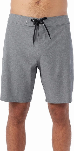 O'NEILL Men's 19 Inch Solid Boardshorts - Water Resistant Swim Trunks for Men with Quick Dry Stretch Fabric and Pockets