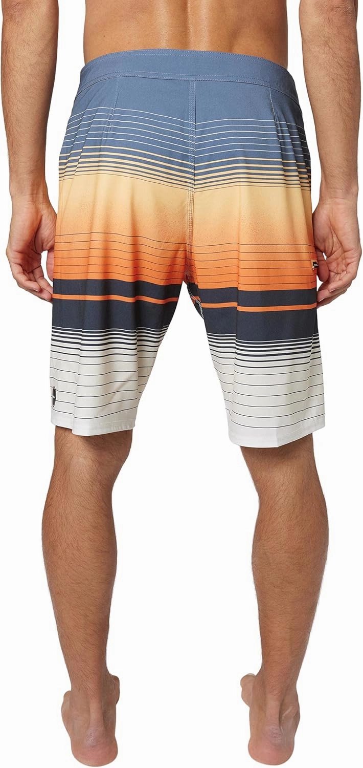 O'NEILL Mens Hyperfreak Heist Swim Trunks - 21 Inch Inseam Fixed Waist Boardshorts for Men with Pocket
