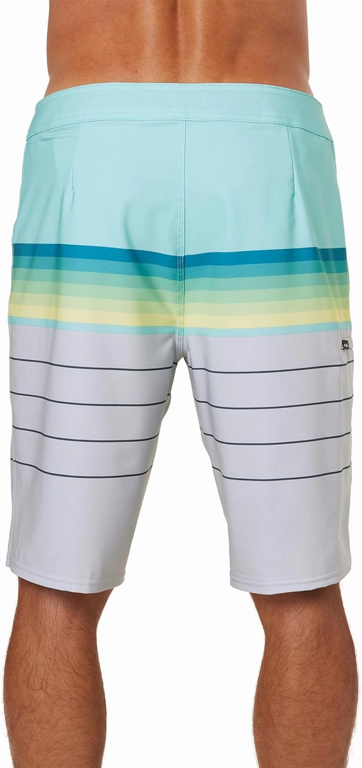 O'NEILL Mens Hyperfreak Heist Swim Trunks - 21 Inch Inseam Fixed Waist Boardshorts for Men with Pocket