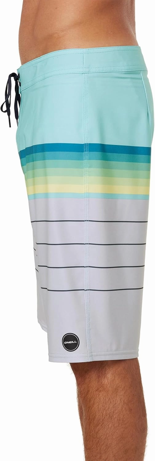 O'NEILL Mens Hyperfreak Heist Swim Trunks - 21 Inch Inseam Fixed Waist Boardshorts for Men with Pocket