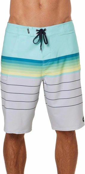 O'NEILL Mens Hyperfreak Heist Swim Trunks - 21 Inch Inseam Fixed Waist Boardshorts for Men with Pocket