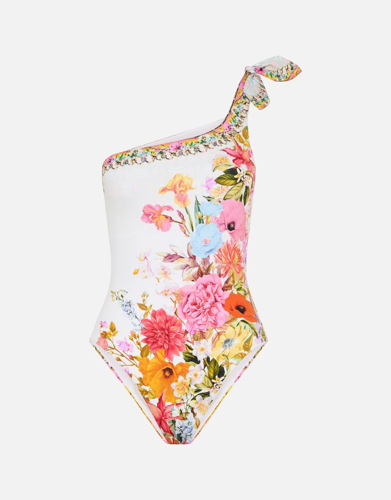 One Shoulder One Piece Swimsuit, Sunlight Symphony, A-C Cups