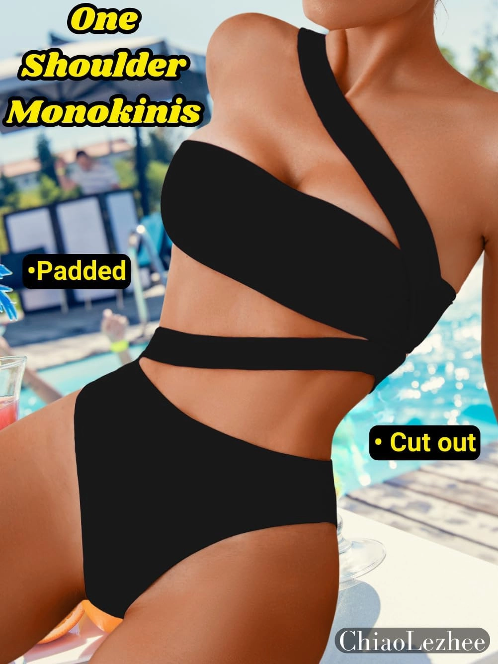 One Piece Swimsuit, Sexy Strappy Monokini, Size Runs Small
