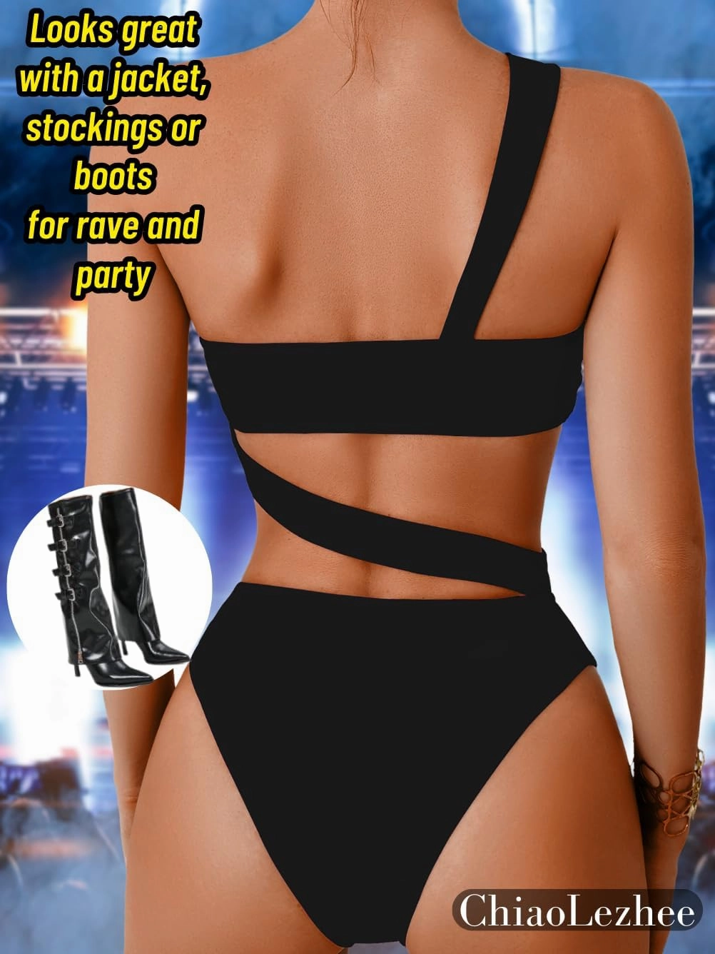 One Piece Swimsuit, Sexy Strappy Monokini, Size Runs Small