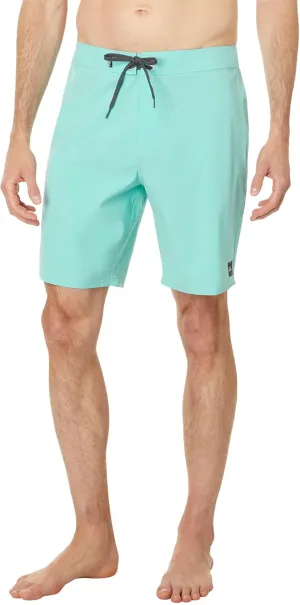 O'NEILL Men's 19 Inch Solid Boardshorts - Water Resistant Swim Trunks for Men with Quick Dry Stretch Fabric and Pockets