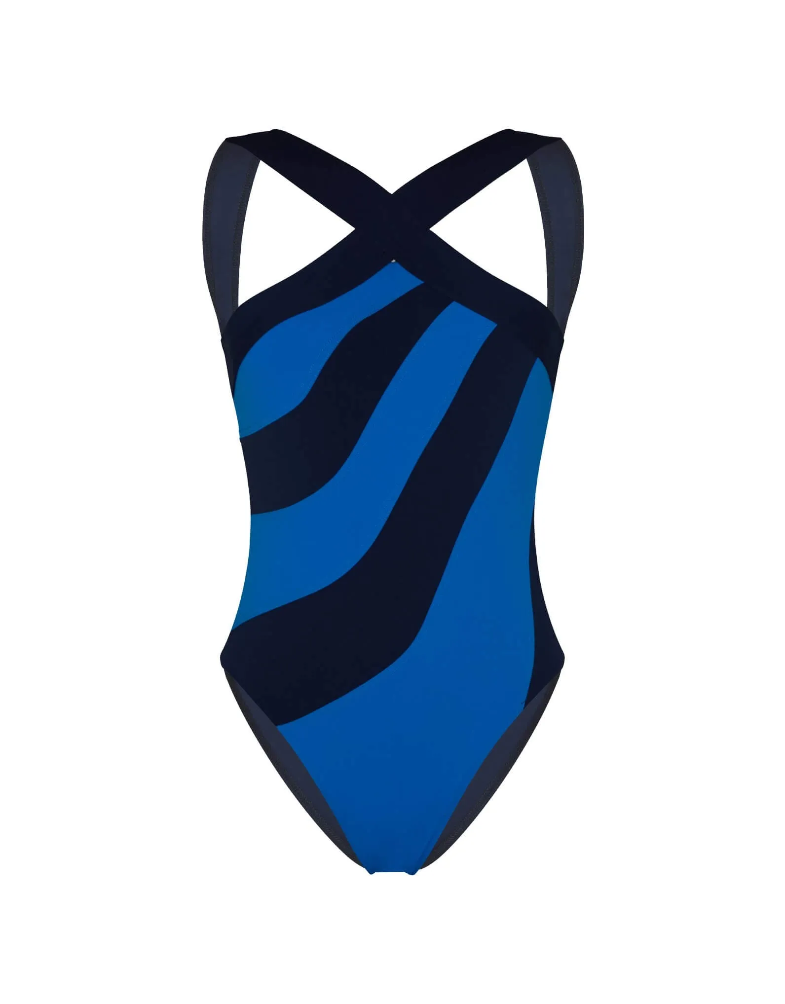 Orchid High Neck One Piece Night Blue
