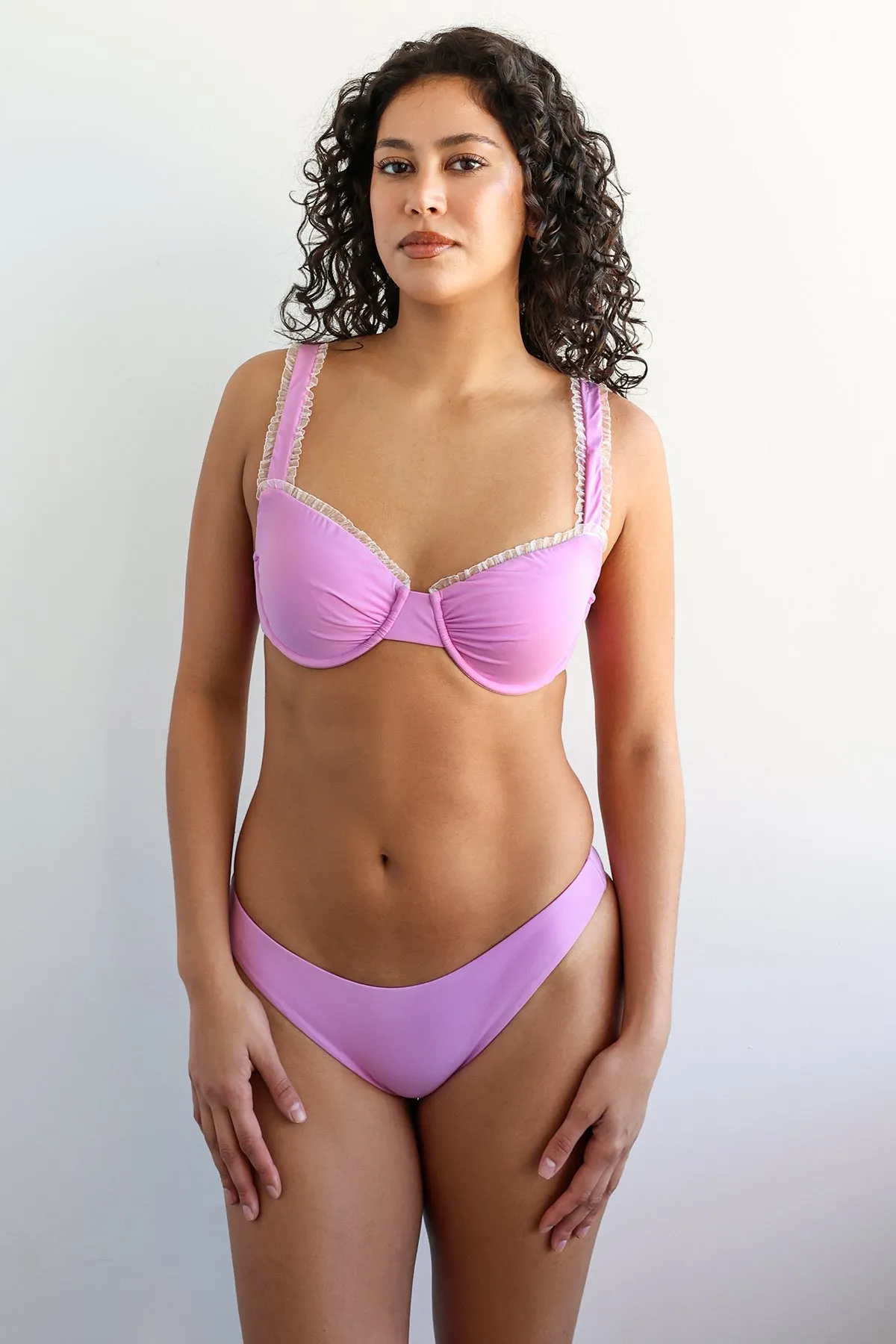 Orchid Underwire Cheeky Set