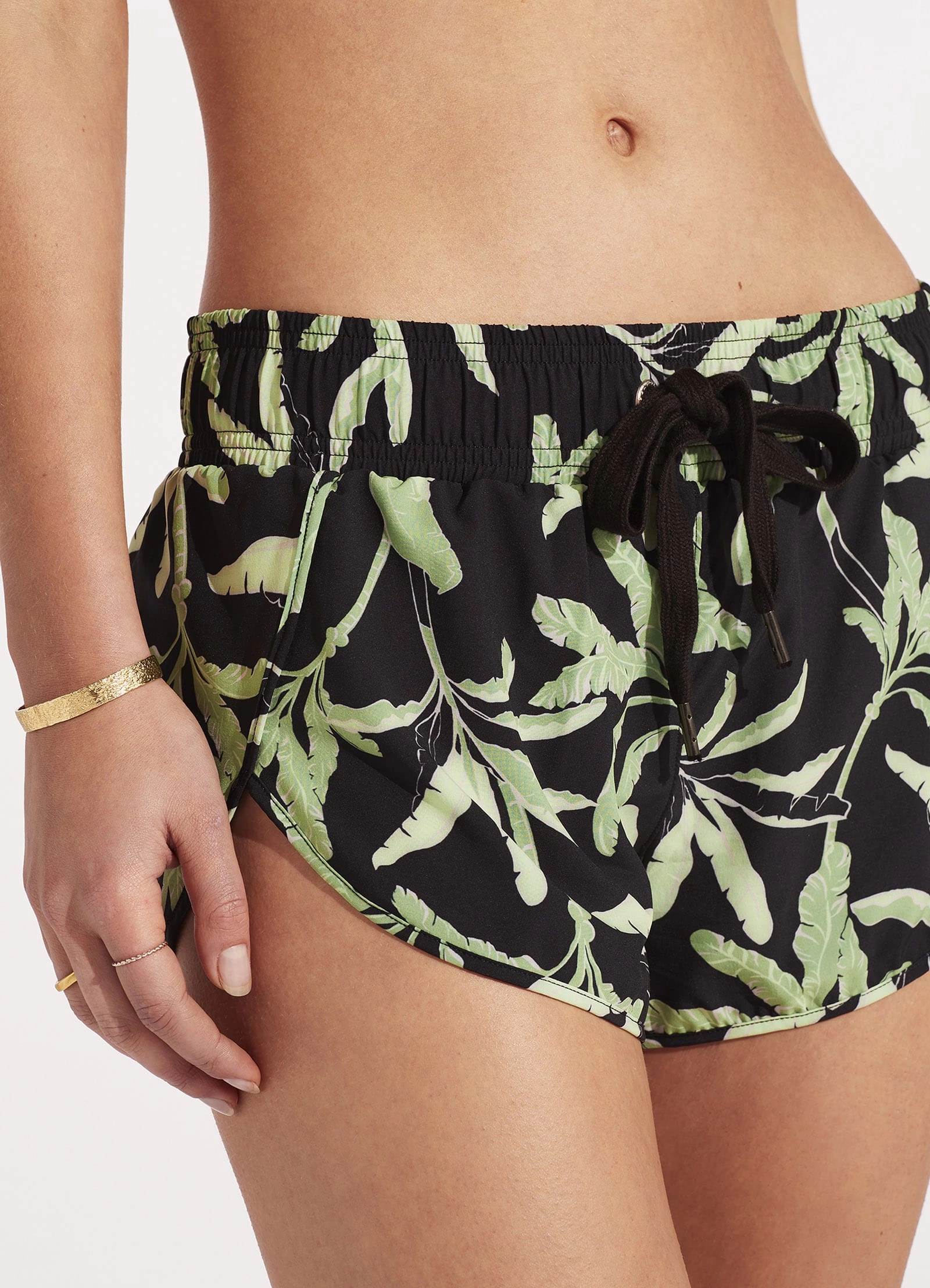 Palm Paradise Boardshort - Black