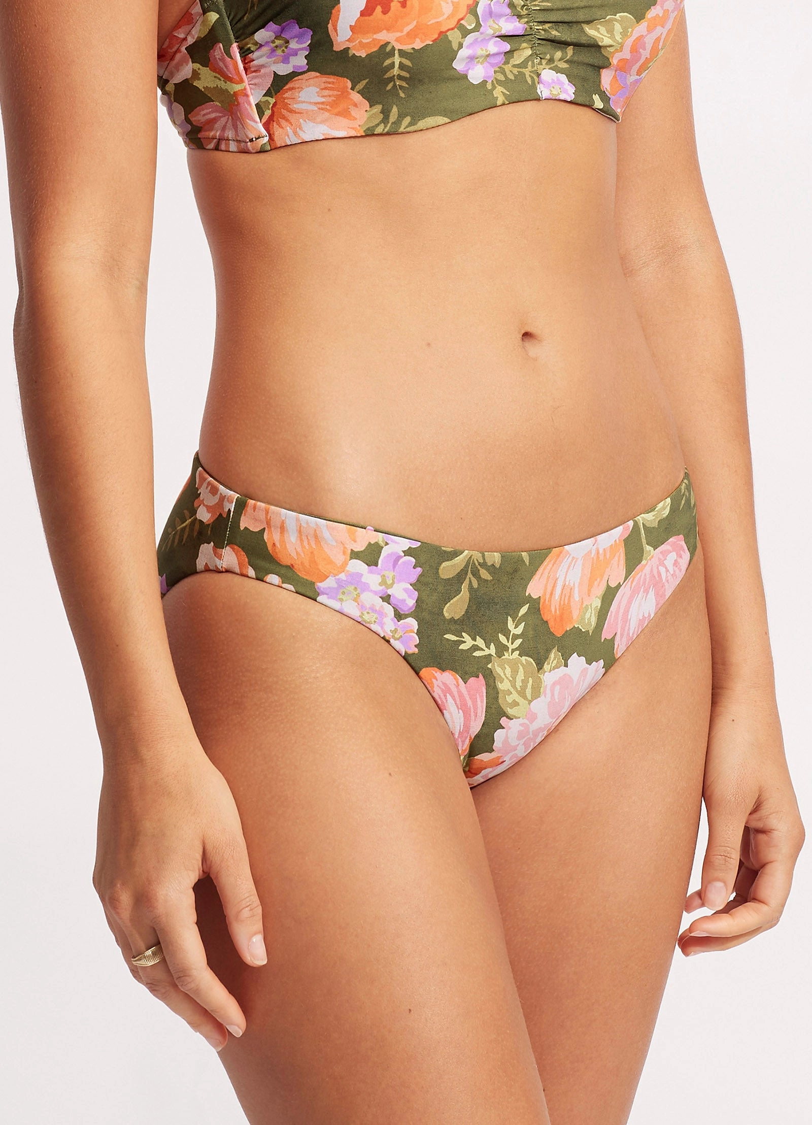 Paradise Garden Reversible Hipster - Avocado