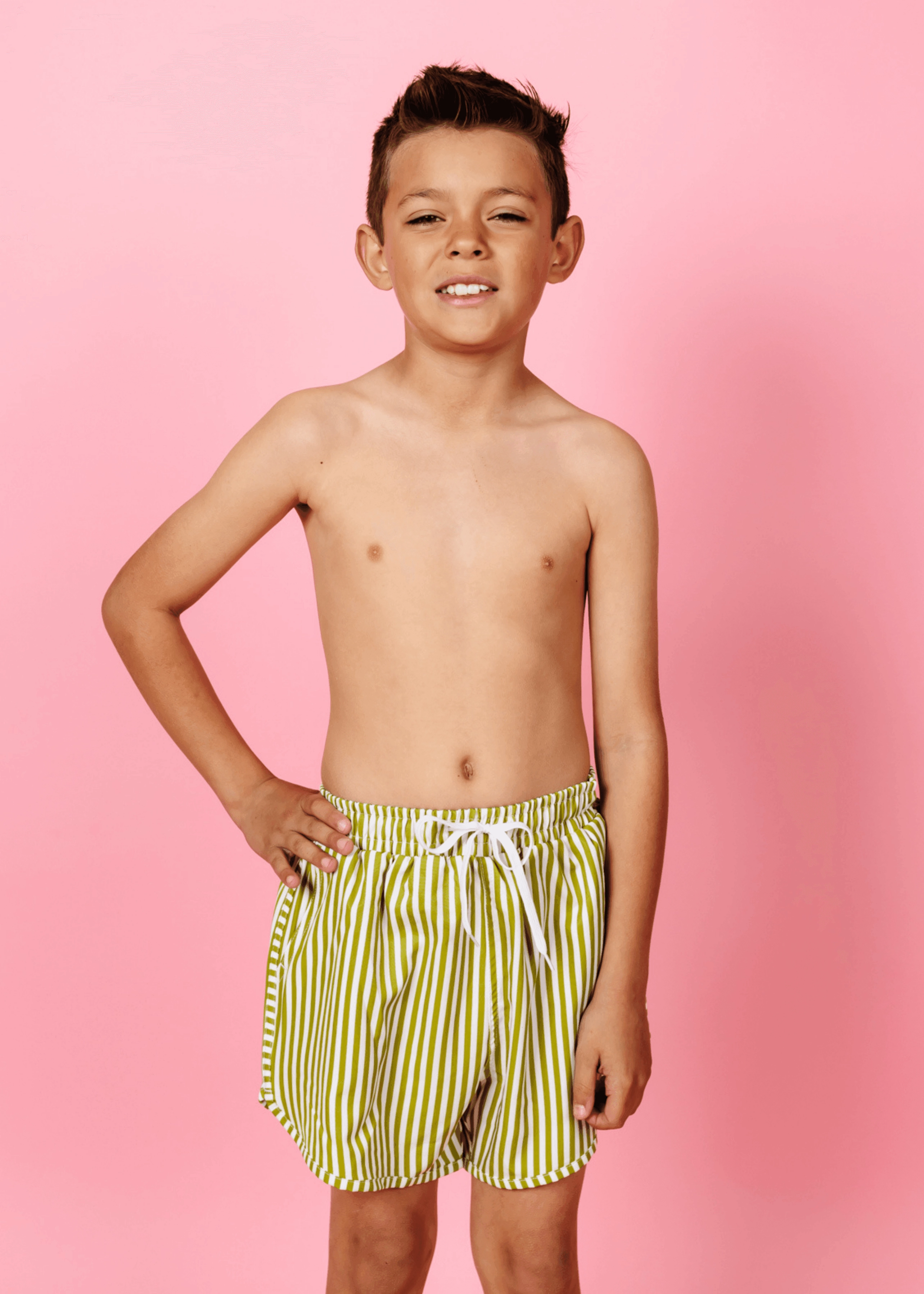 Pear Stripes | Youth Retro Shorties