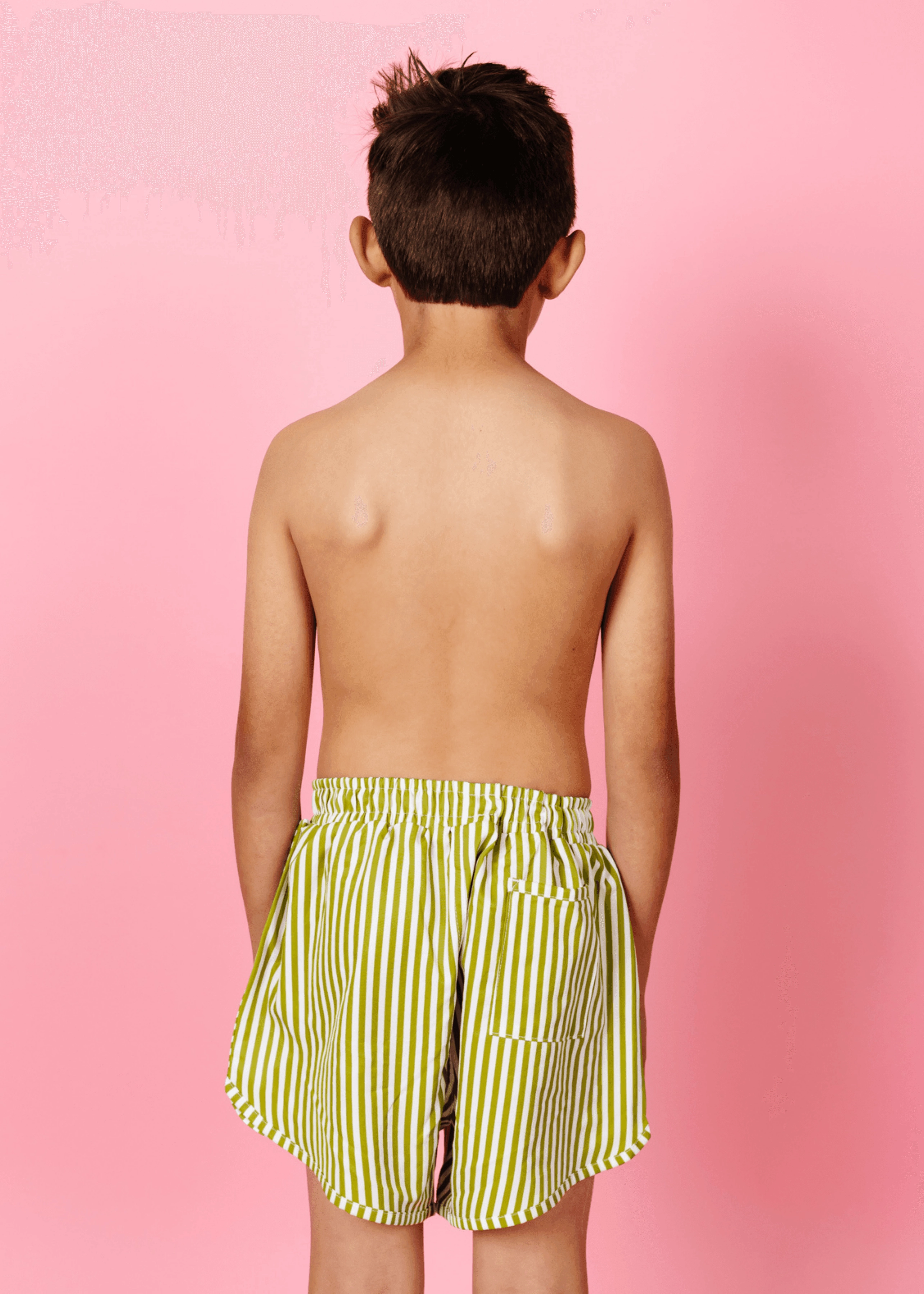 Pear Stripes | Youth Retro Shorties