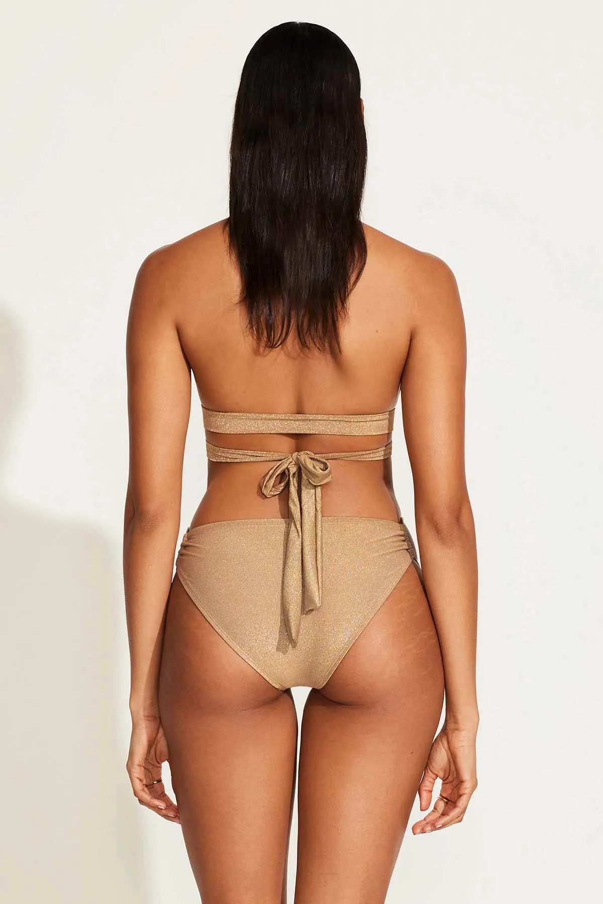 Pin Up Star Full Bottom - Golden Glow Metallic