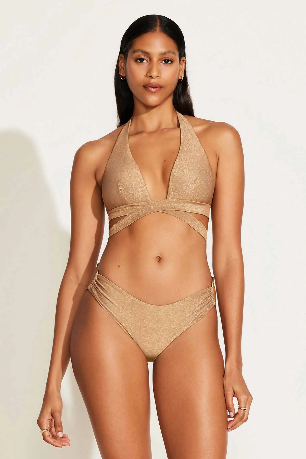 Pin Up Star Full Bottom - Golden Glow Metallic