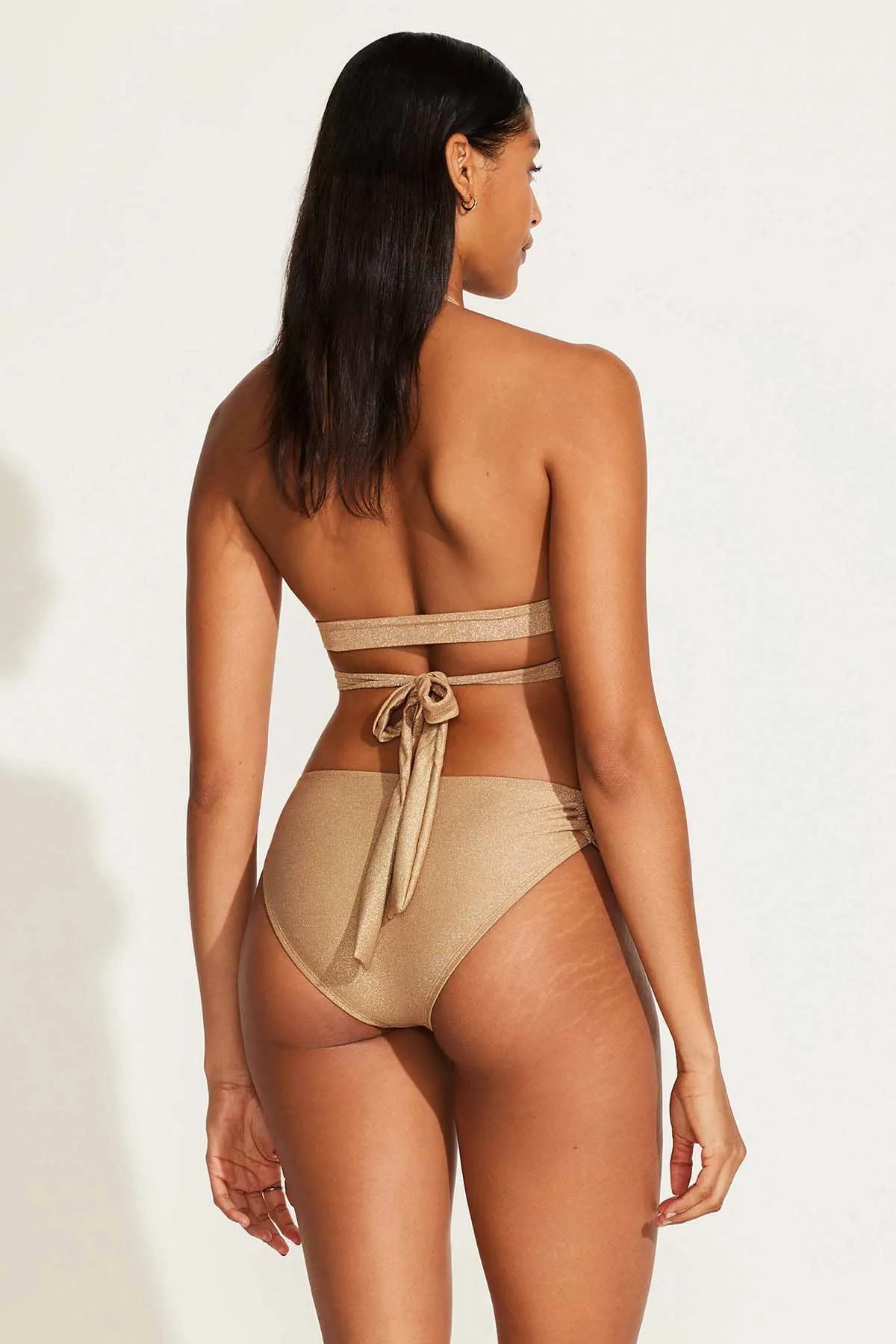 Pin Up Star Full Bottom - Golden Glow Metallic
