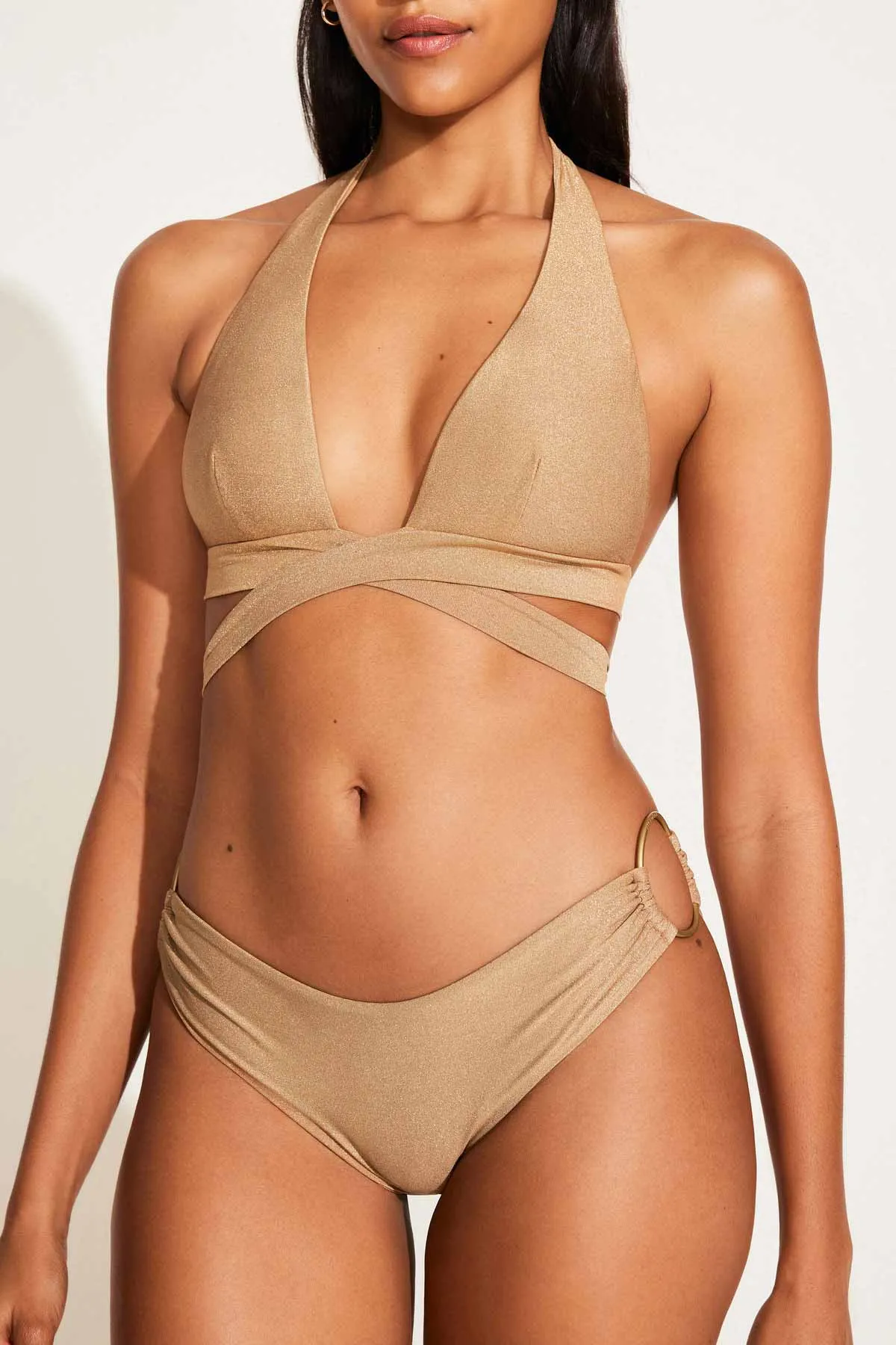 Pin Up Star Full Bottom - Golden Glow Metallic