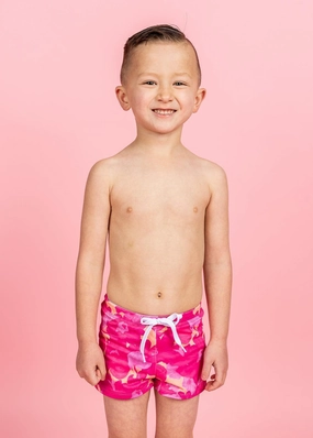 Pink Blooms | Mini Euro Shorts