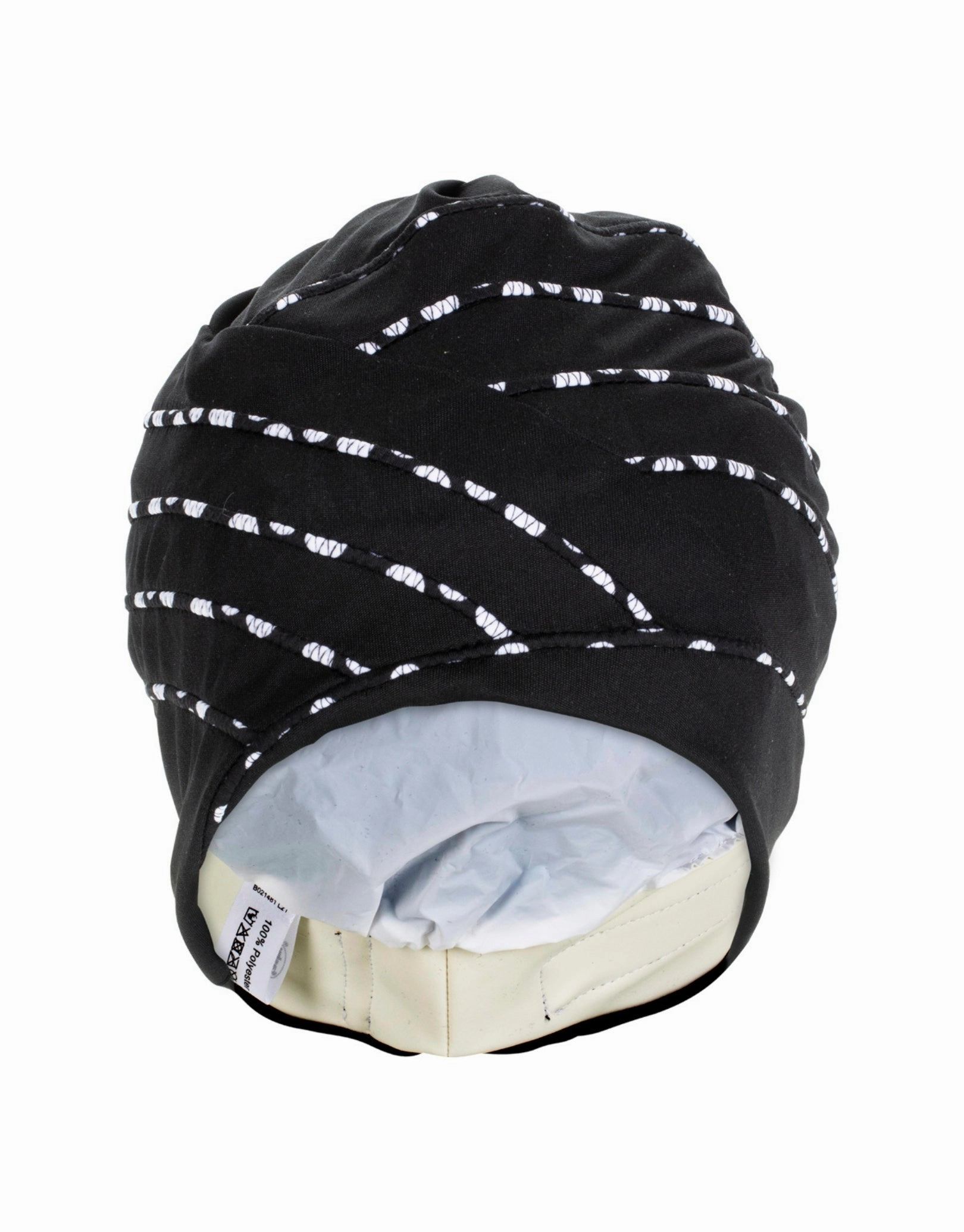 Piped Fabric Swim Cap