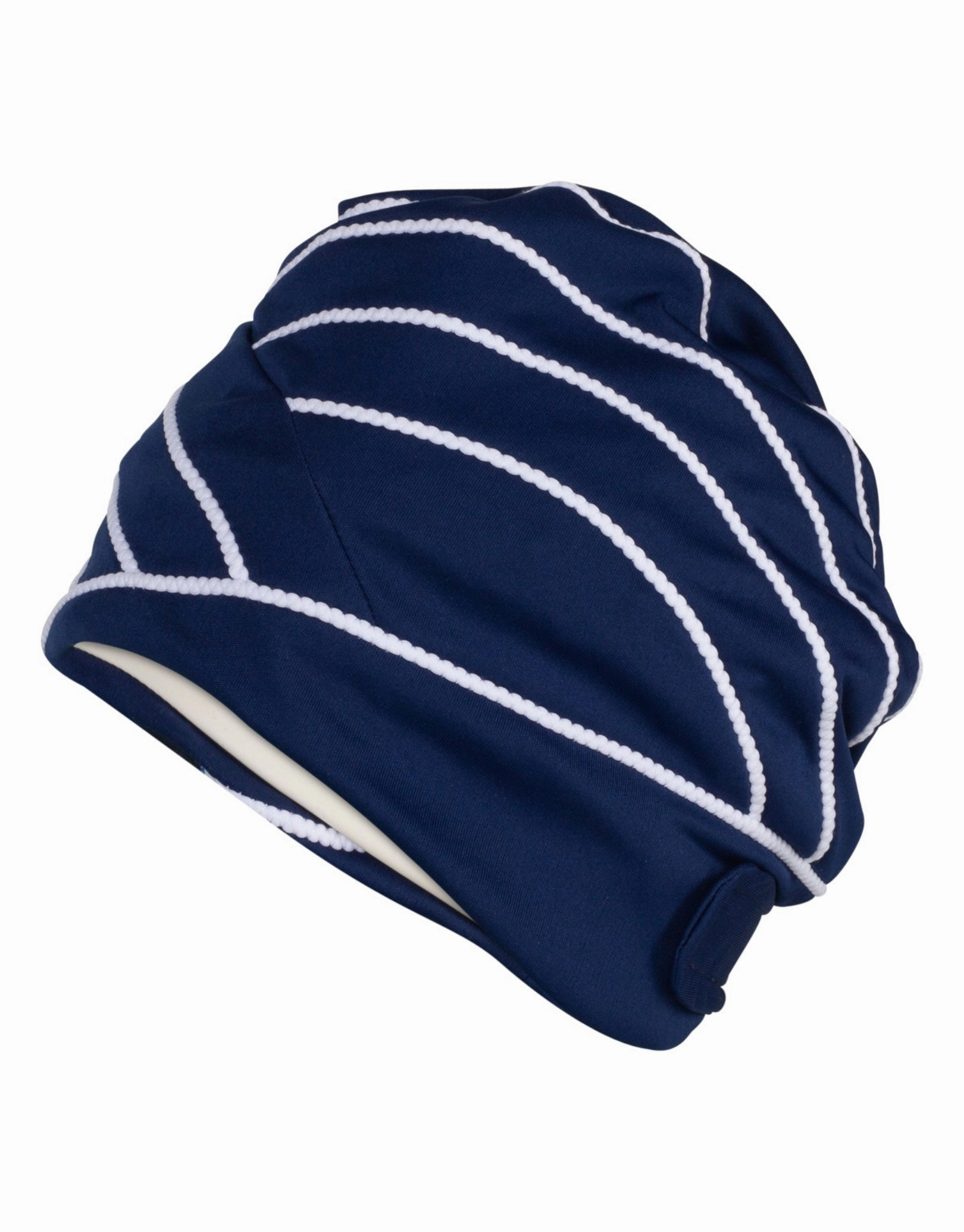 Piped Fabric Swim Cap