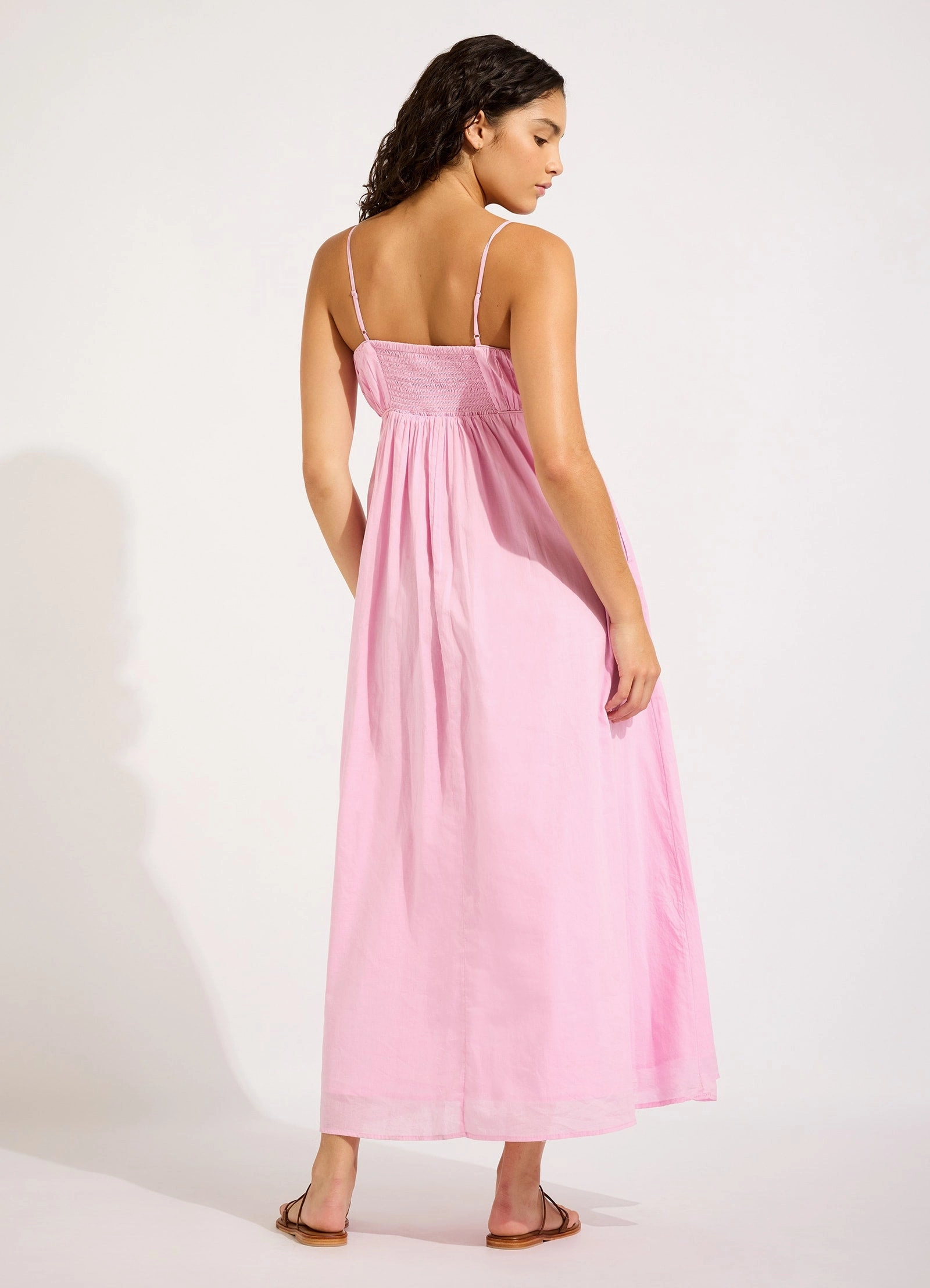 Piped Maxi Dress - Blossom
