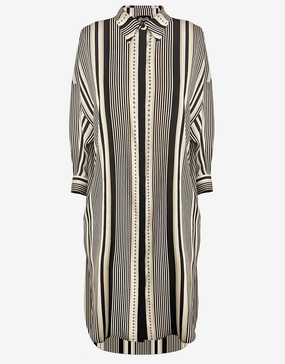 Pirates Buttoned Shirt Dress - Stripe
