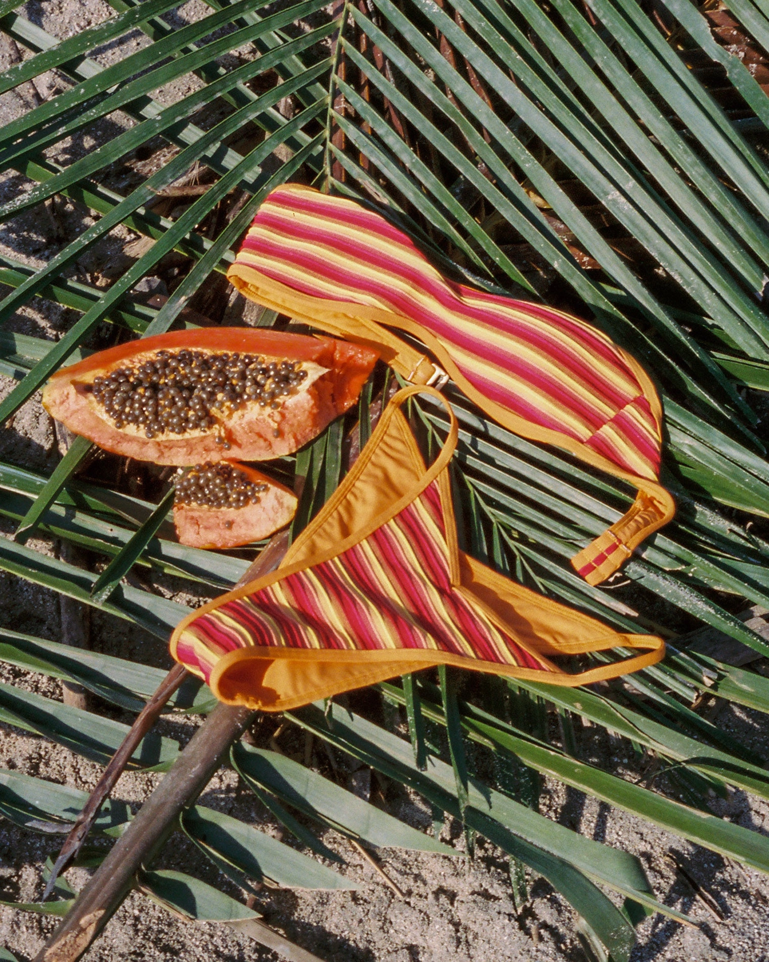 Pixie Bikini Bottom - Sunset Stripe