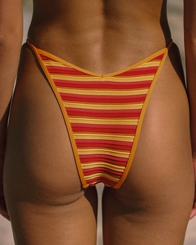 Pixie Bikini Bottom - Sunset Stripe