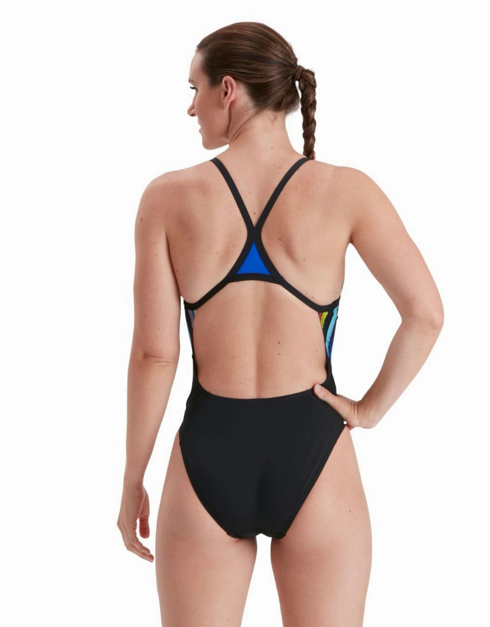 Placement Thinstrap Muscleback Swimsuit - Multi