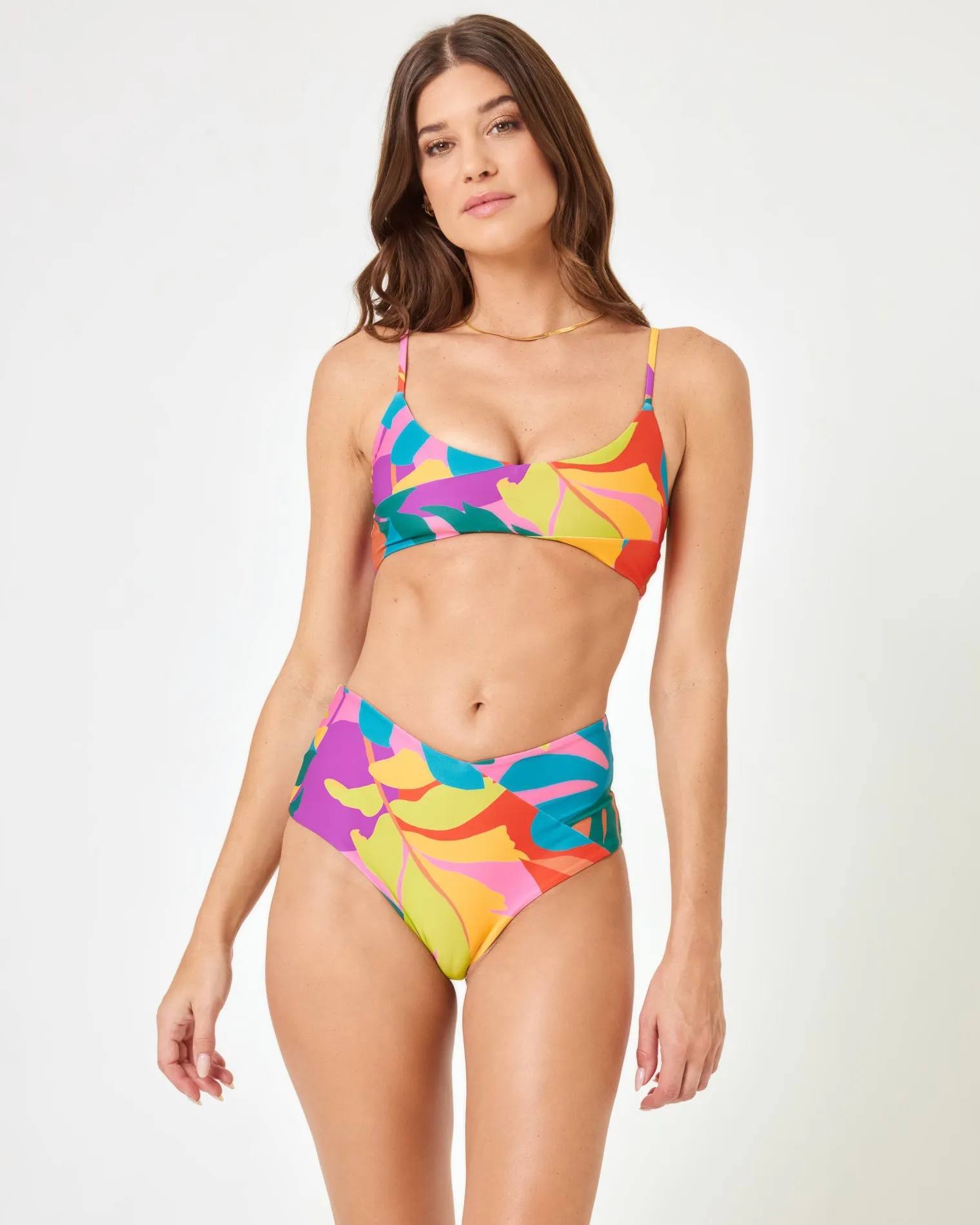 Printed High Tide Bikini Bottom - Copacabana