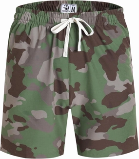 Pullonsy Men's Swim Trunks Quick Dry Board Shorts with Zip Pockets Beach Swimwear Bathing Suits