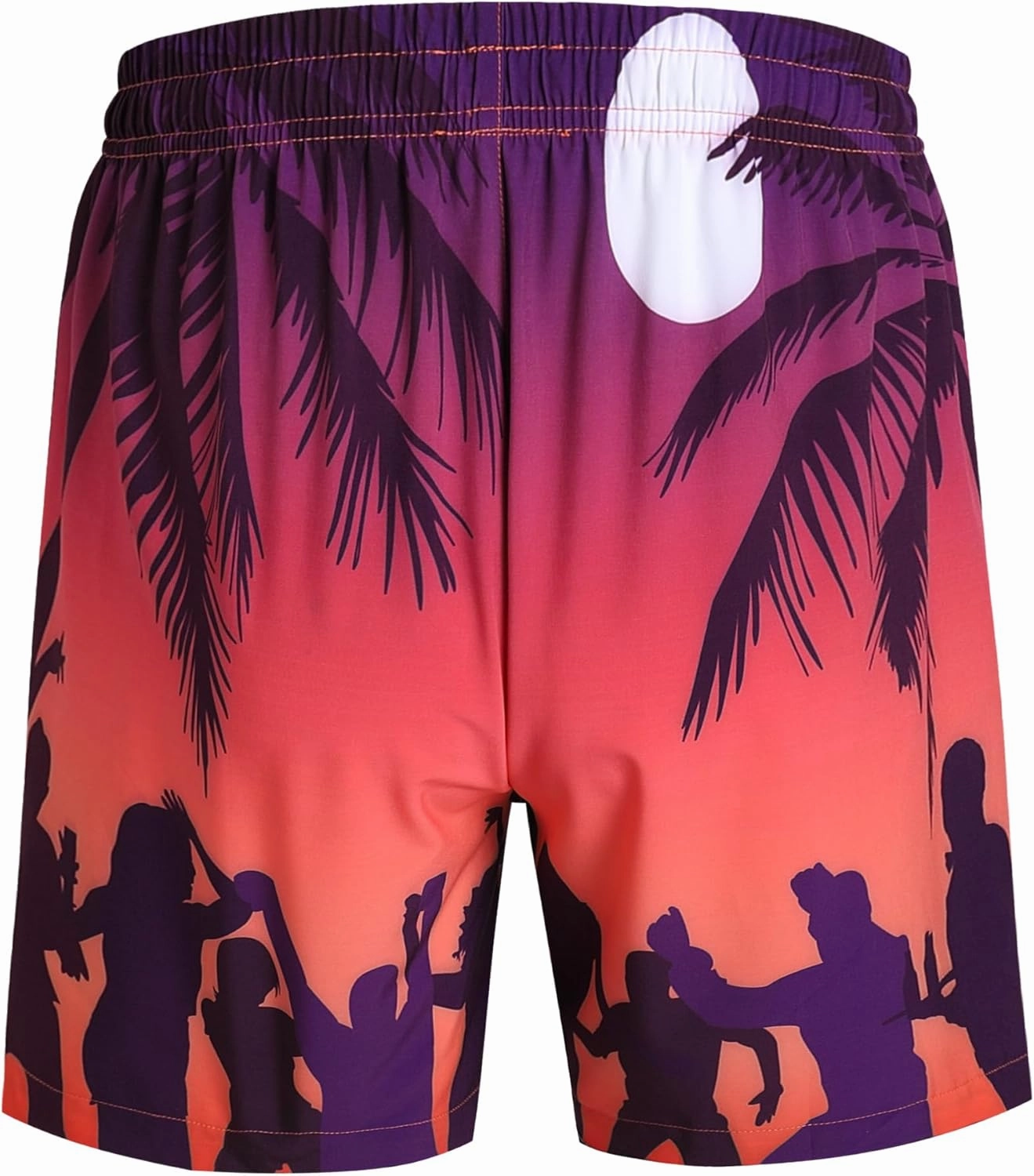 Pullonsy Men's Swim Trunks Quick Dry Board Shorts with Zip Pockets Beach Swimwear Bathing Suits