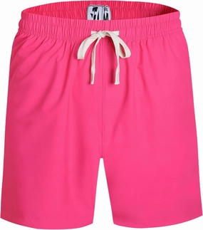 Pullonsy Men's Swim Trunks Quick Dry Board Shorts with Zip Pockets Beach Swimwear Bathing Suits
