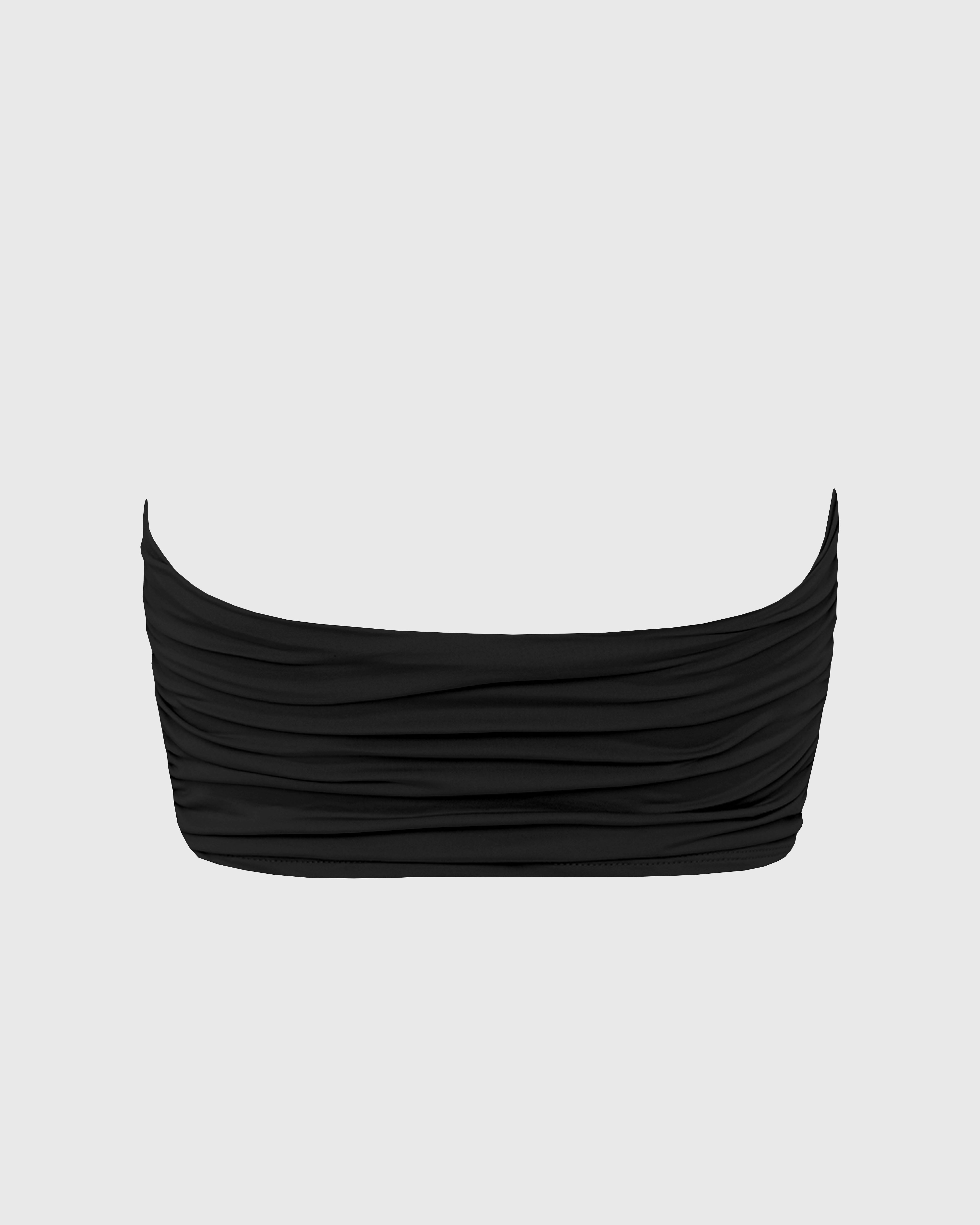 Raina Bikini Top - Black (Embodee)
