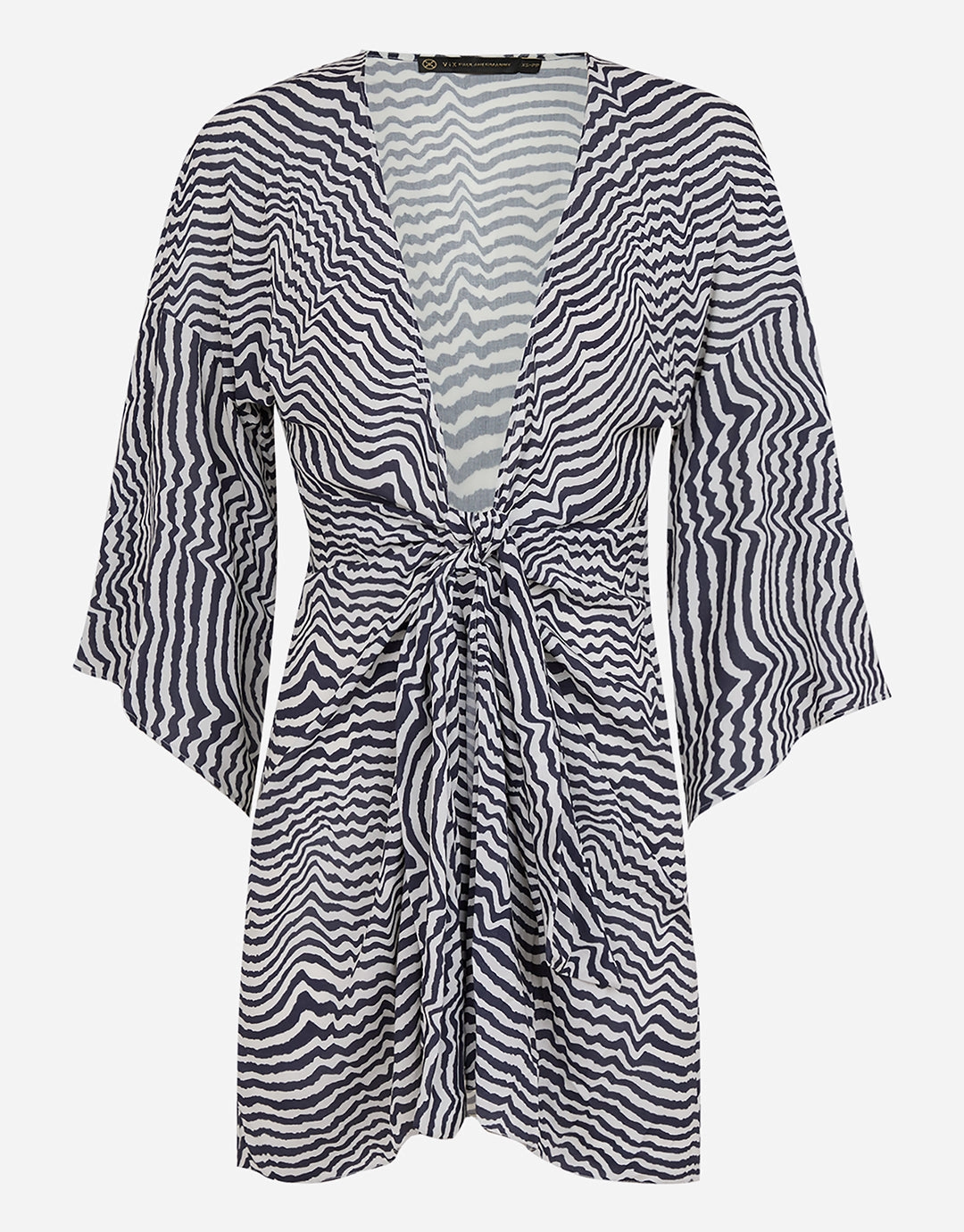 Ravine Perola Knot Short Cover Up - Stripe