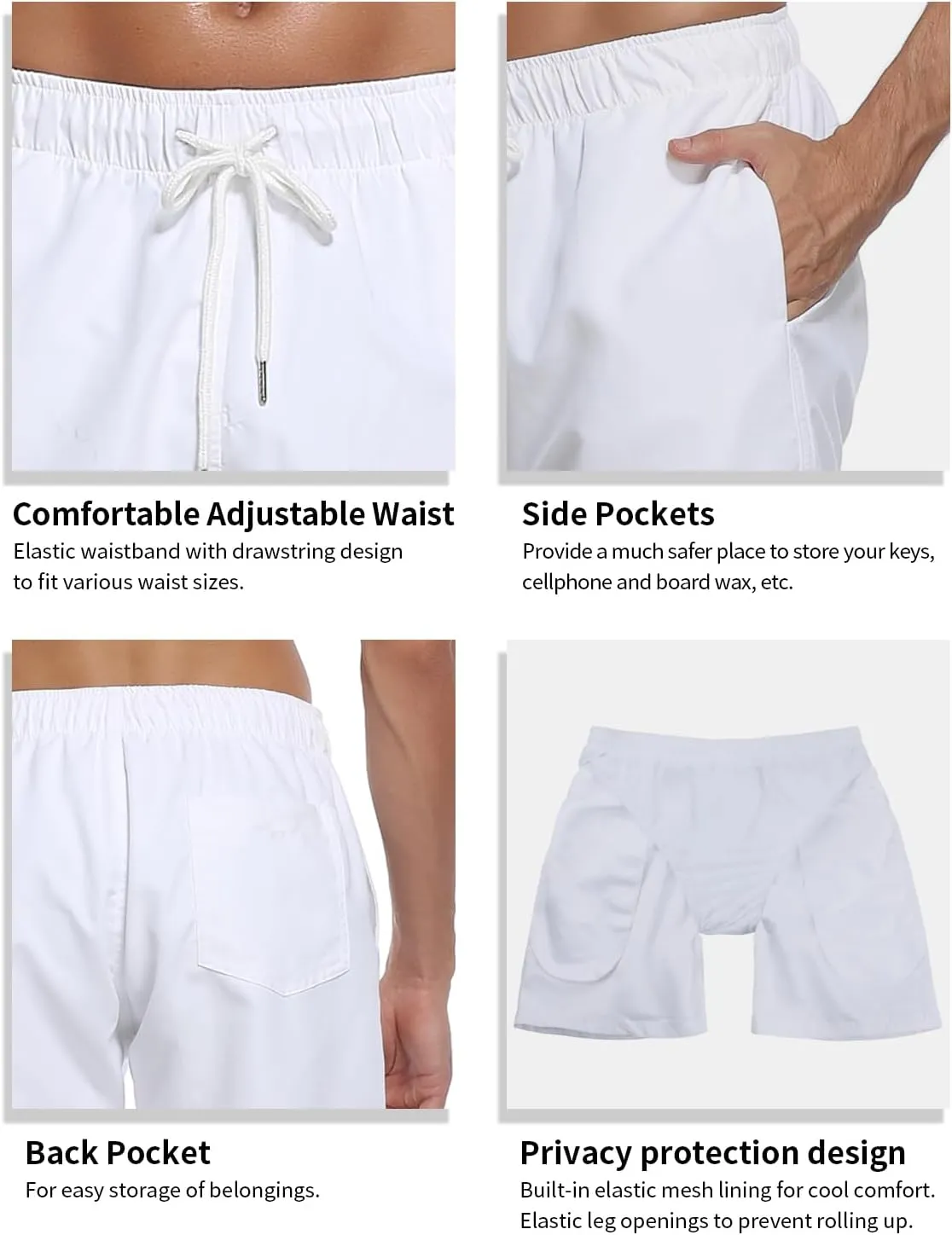RELLECIGA Men's Swim Trunks