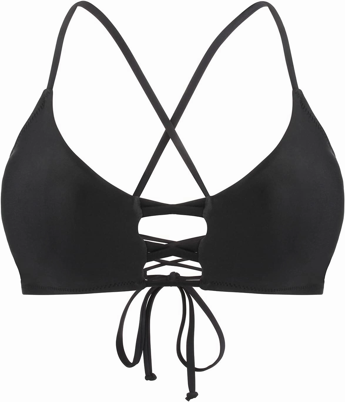 RELLECIGA Women's Strappy Bikini Top