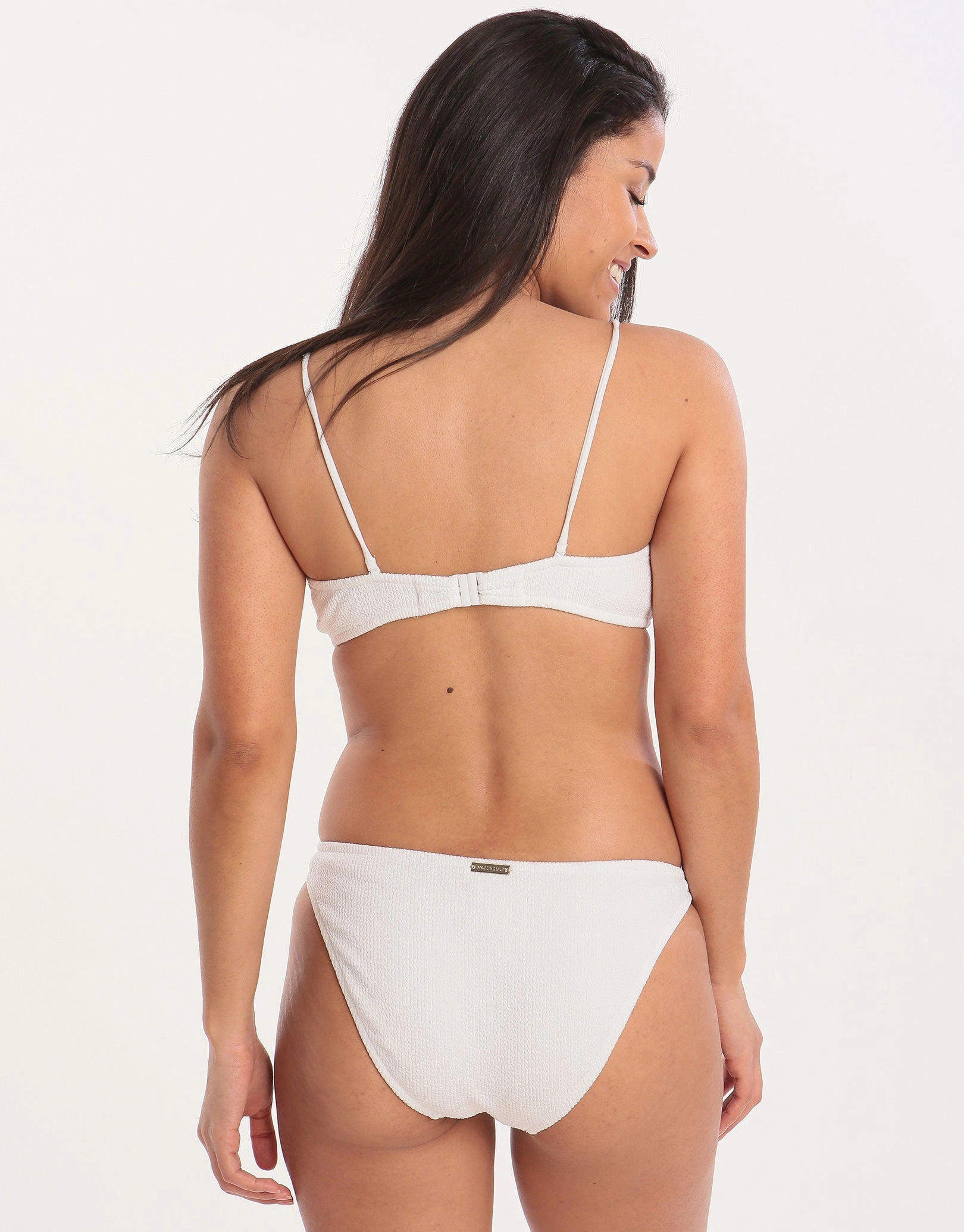 Retro Purity Bikini Bottom - White