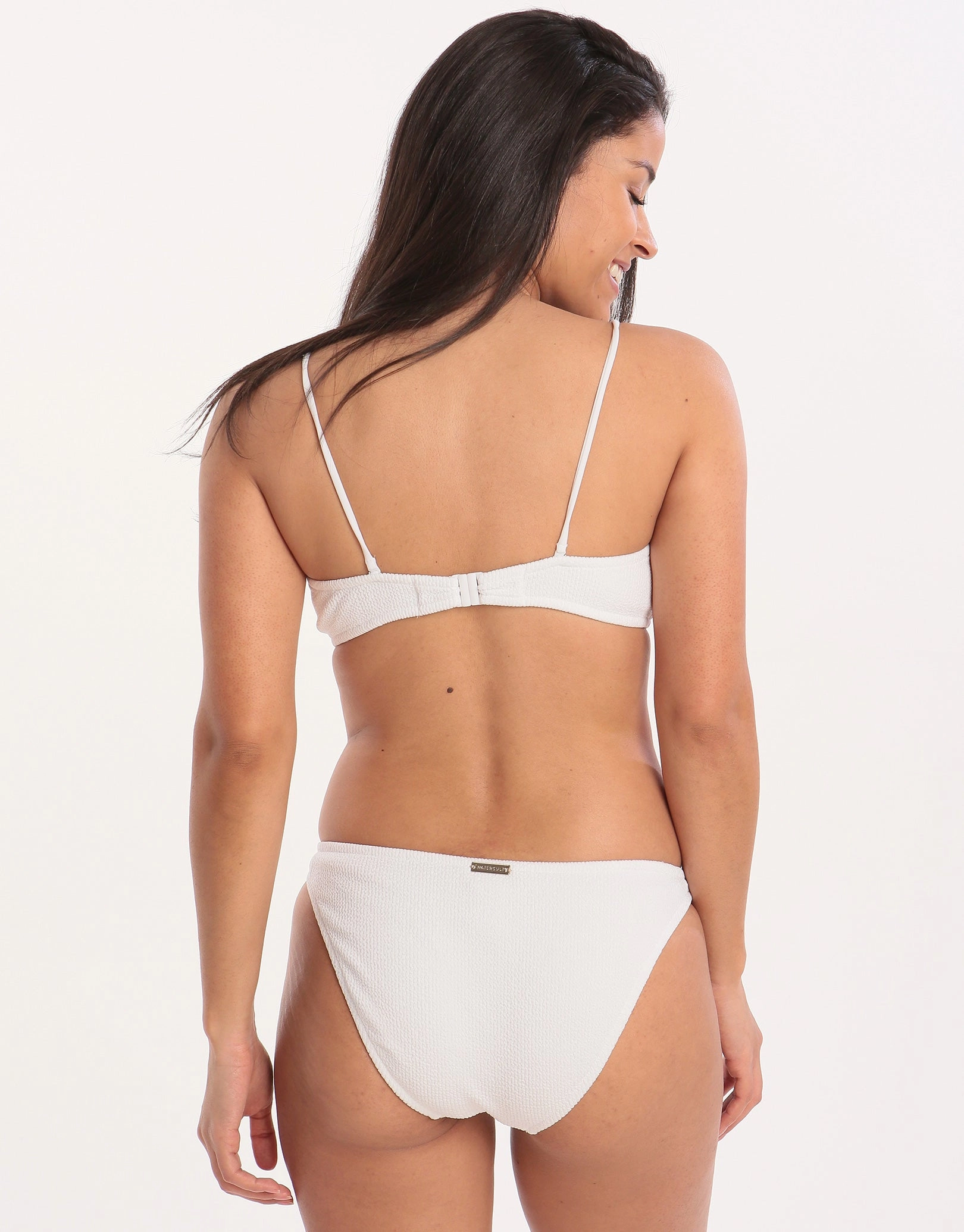 Retro Purity Bikini Bottom - White