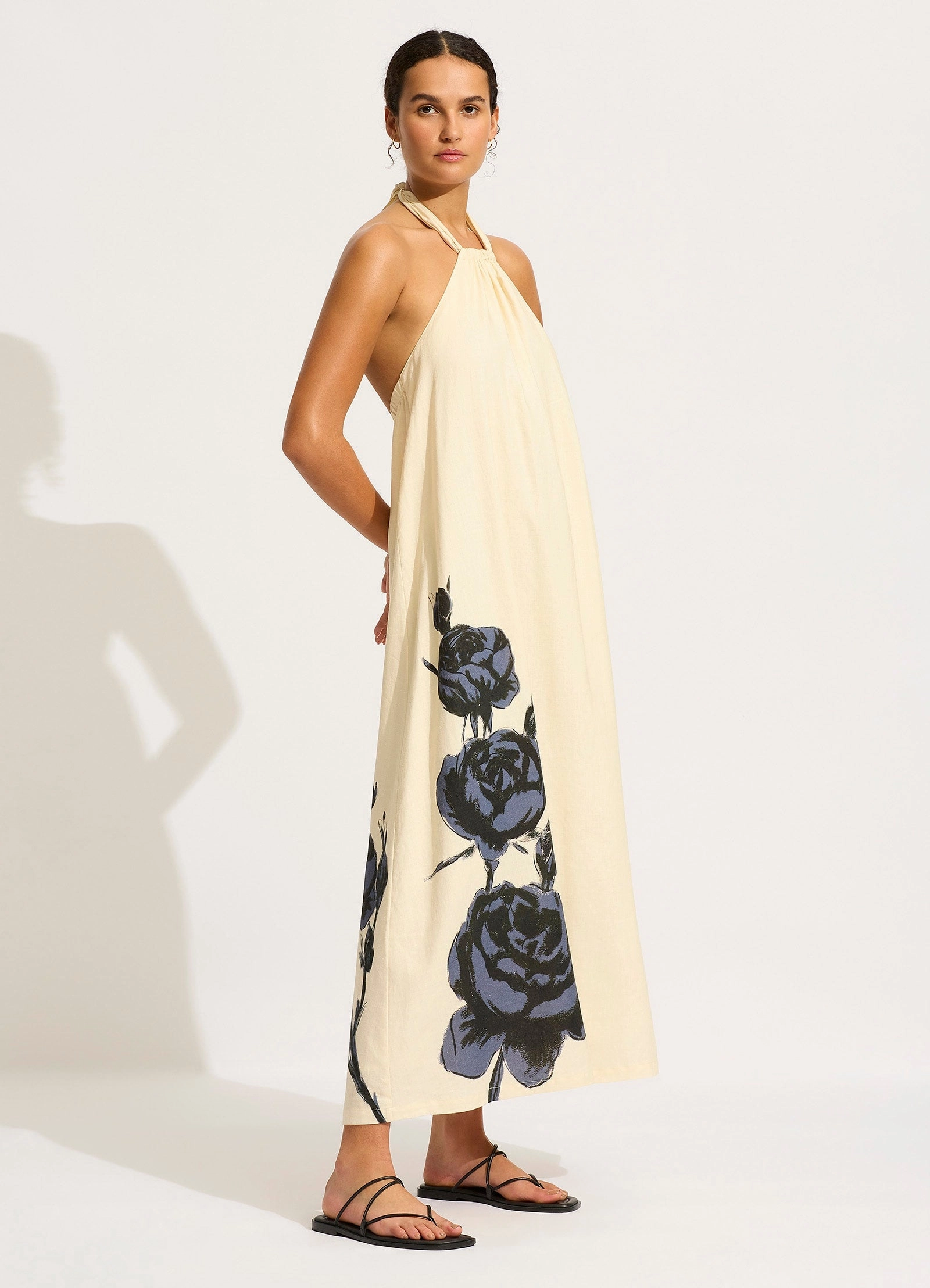Rococo Maxi Dress  - Black