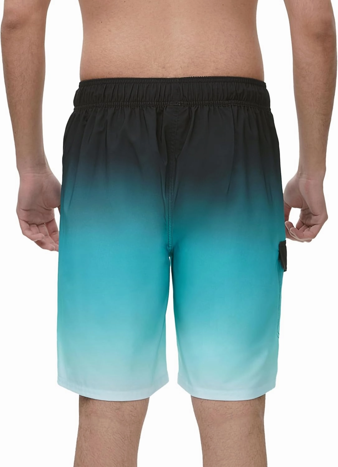 Rokka&Rolla Men's 4-Way Stretch Swim Trunks 9" Quick Dry Board Shorts Beach Swimwear Bathing Suit