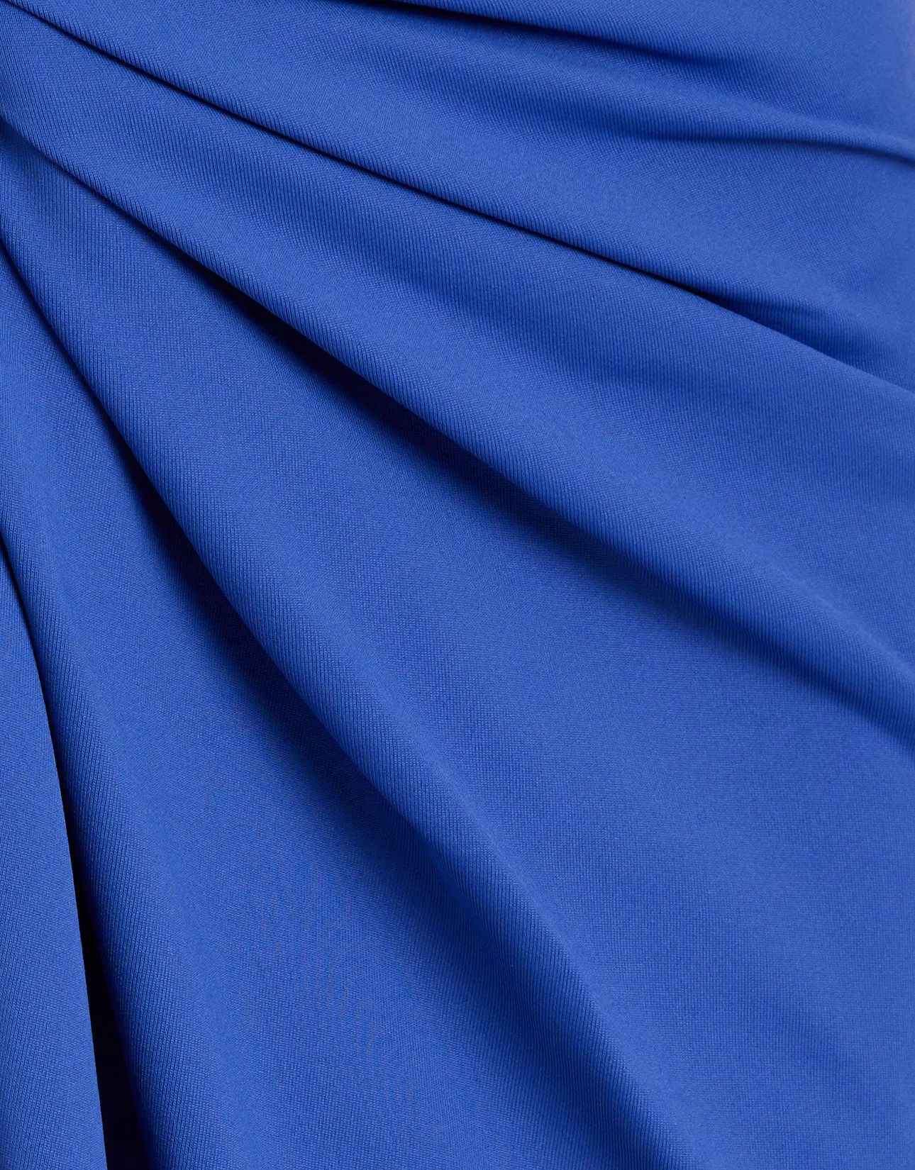 Ruched Adjustable Halter One Piece Ultramarine