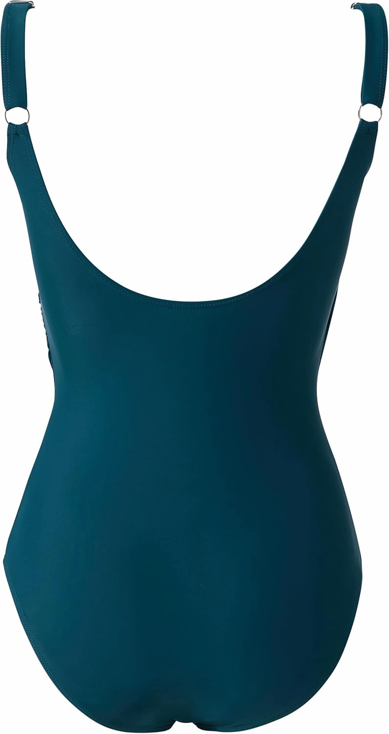 RXRXCOCO Womens One Piece Swimsuits Tummy Control Ruched Criss Cross Bathing Suits V Neck Slimming Swimwear