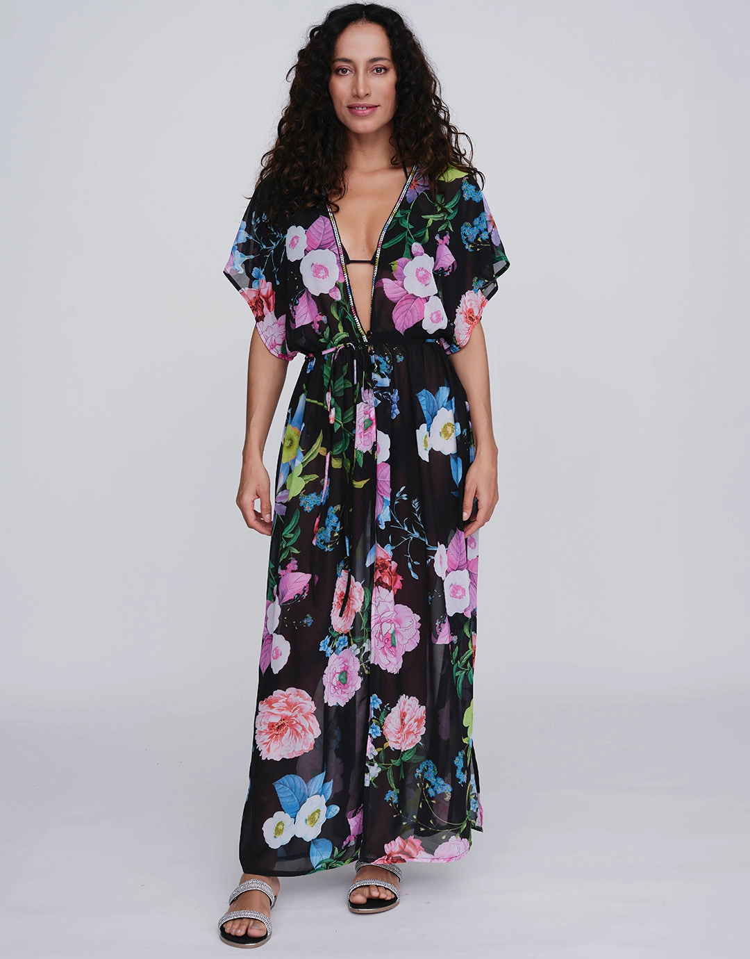 Samba Maxi Cover Up - Black