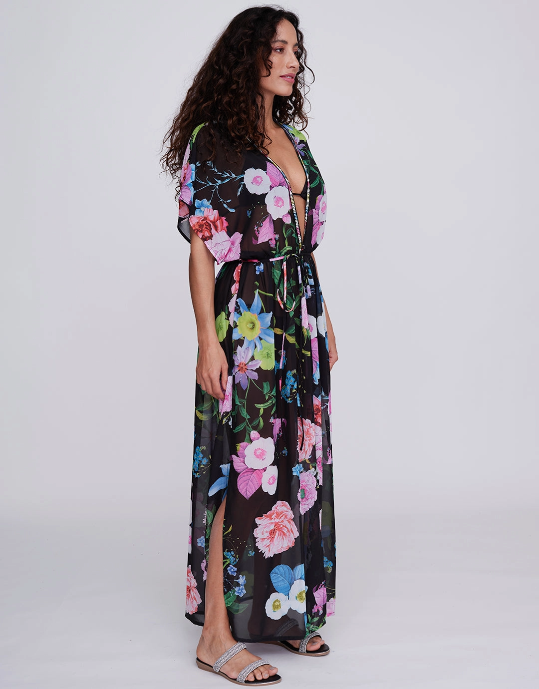 Samba Maxi Cover Up - Black