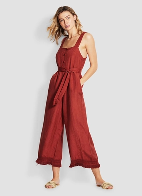 Scarlet Jumpsuit - Rust