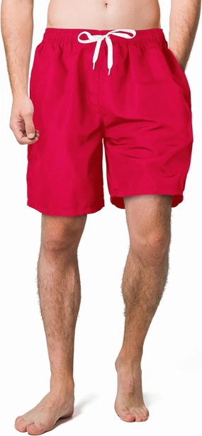 Scotamalone Mens Swim Trunks Swimming Shorts Swimwear Bathing Suits Quick Dry 7 Inch with Mesh Lining